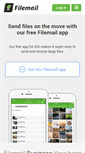 Mobile Screenshot of dev.filemail.com