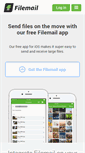 Mobile Screenshot of filemail.com